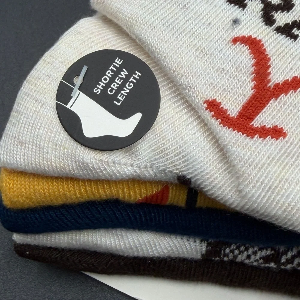 Yellowstone Authentic Merchandise Shortie Crew Socks